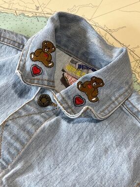 Vintage 90s Denim Republic Cropped Jean Vest